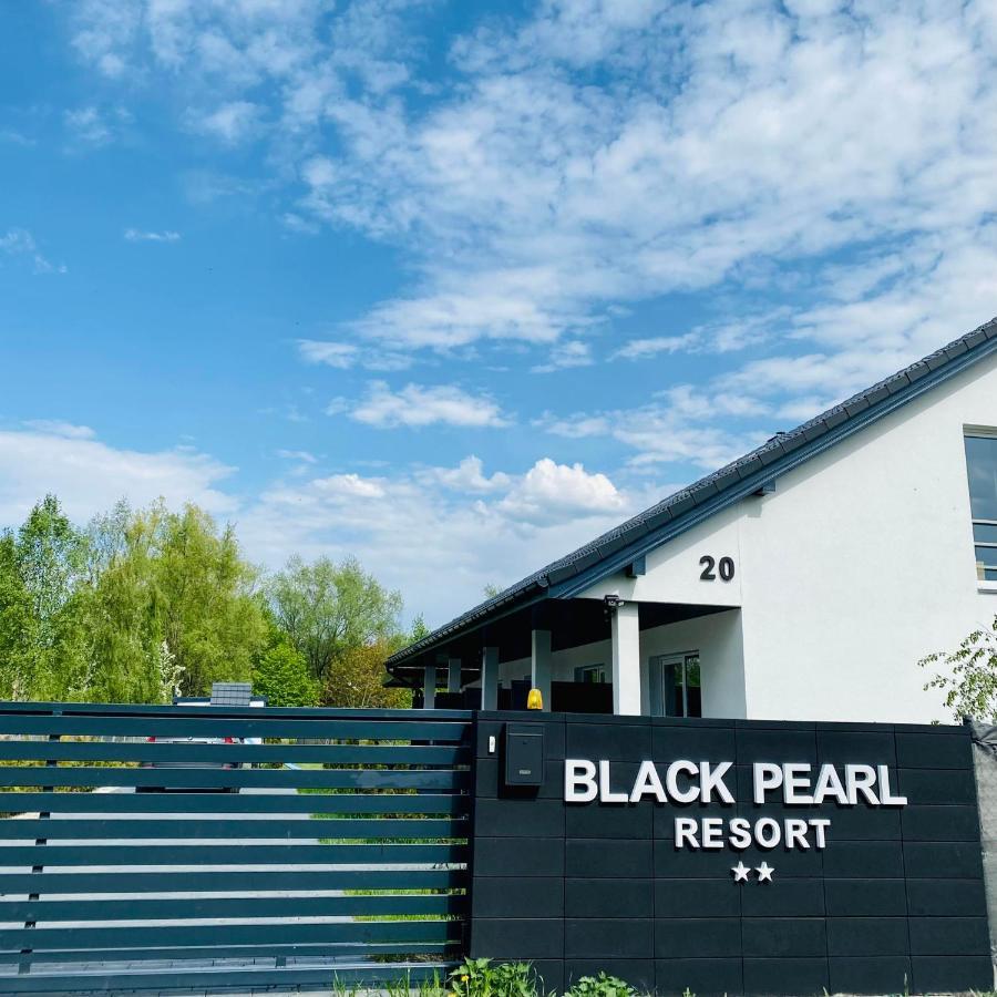 Domki Black Pearl Mielno Basen Sauna Jacuzzi Buitenkant foto